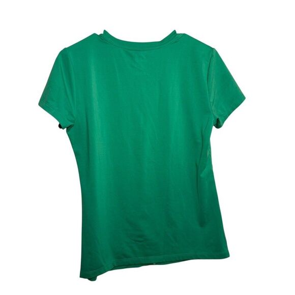 The North Face T-Shirt Women's Medium Green Short Sleeve Printed Logo Top - Picture 5 of 8